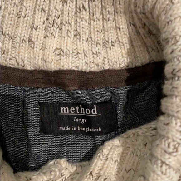 Method mens white sweater L - Picture 2 of 2